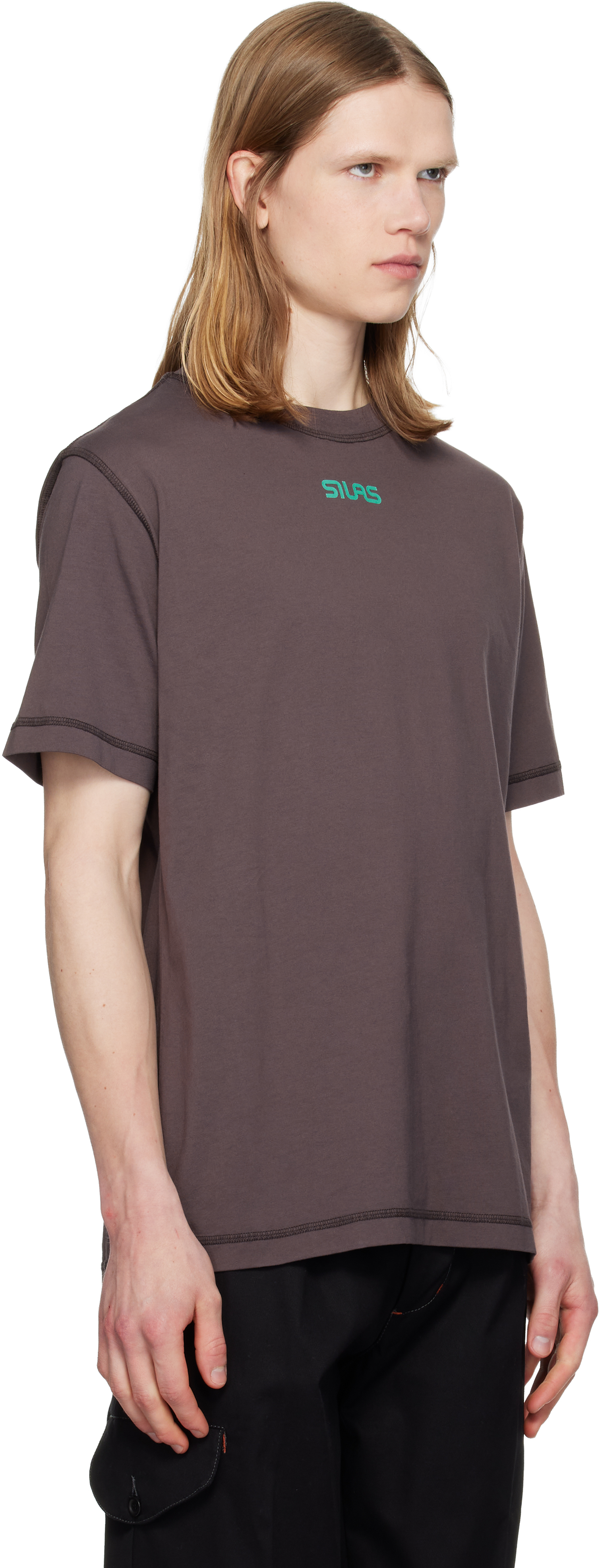 Brown '' Logo T-shirt
