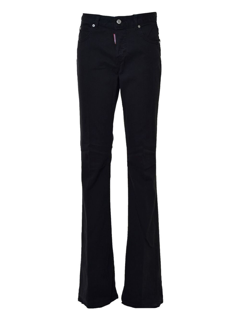 Mid-rise flared jeans - White