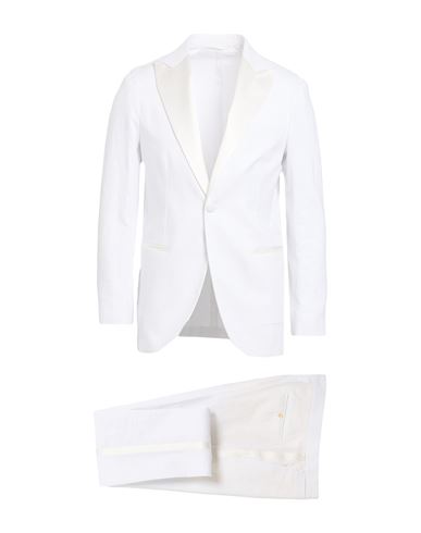 Man Suit White Size 36 Linen