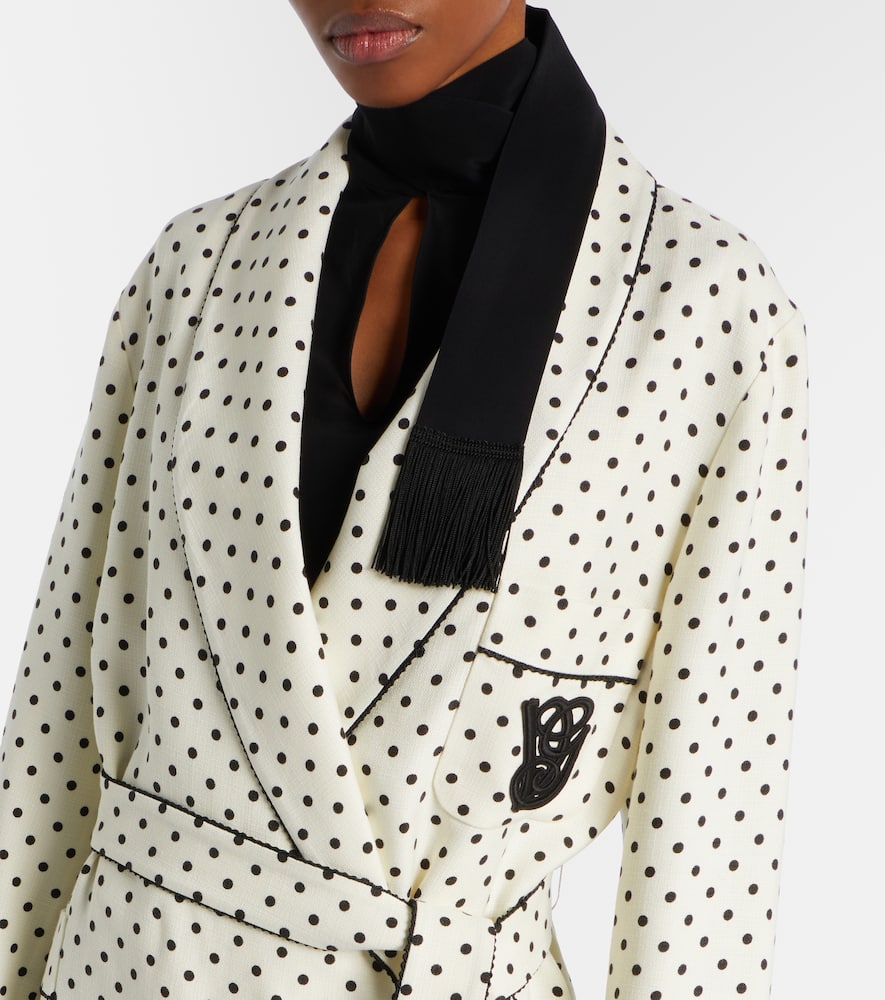 Plus De Pois belted jacket
