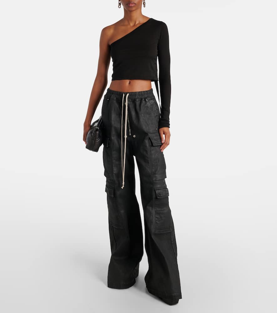 Ziggy one-shoulder crop top