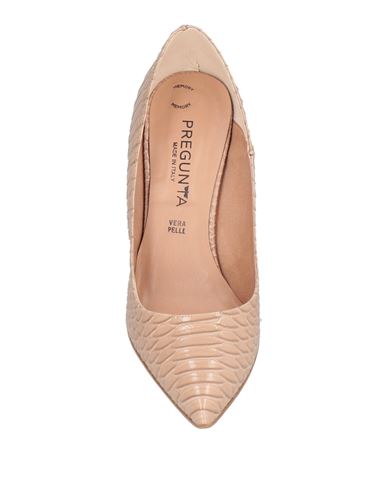 Woman Pumps Beige Size 9 Synthetisches Material