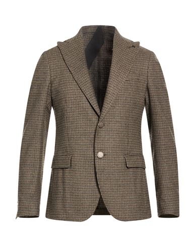 Man Blazer Dark green Size 38 Wool, Polyester, Polyamide