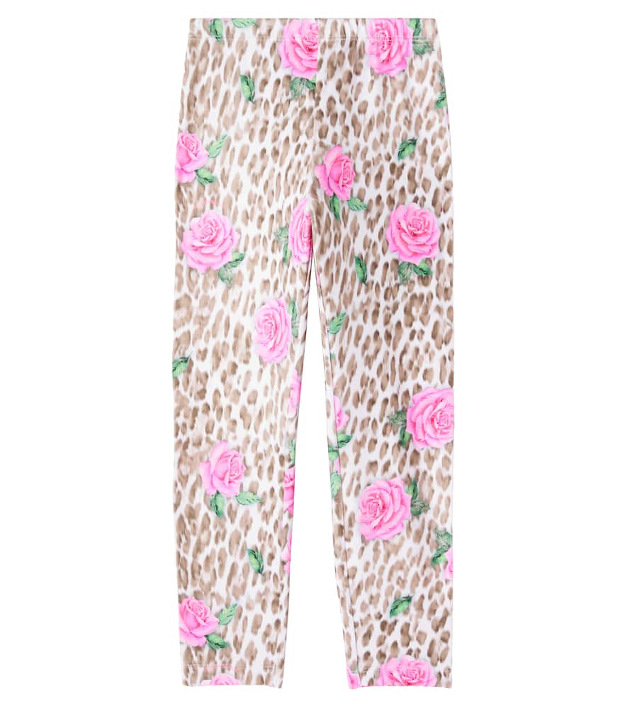 Printed jersey leggings