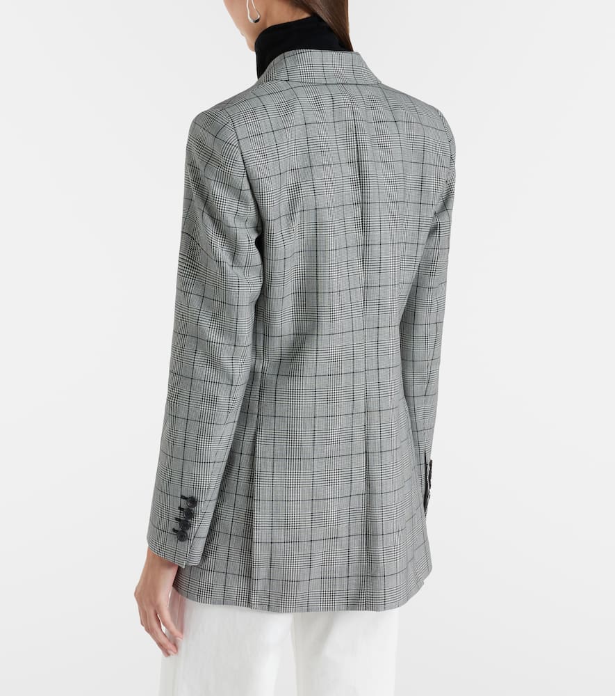 Weston plaid virgin wool blazer