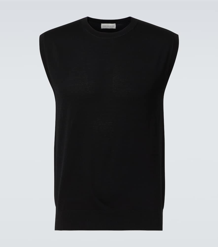 Cotton sweater vest