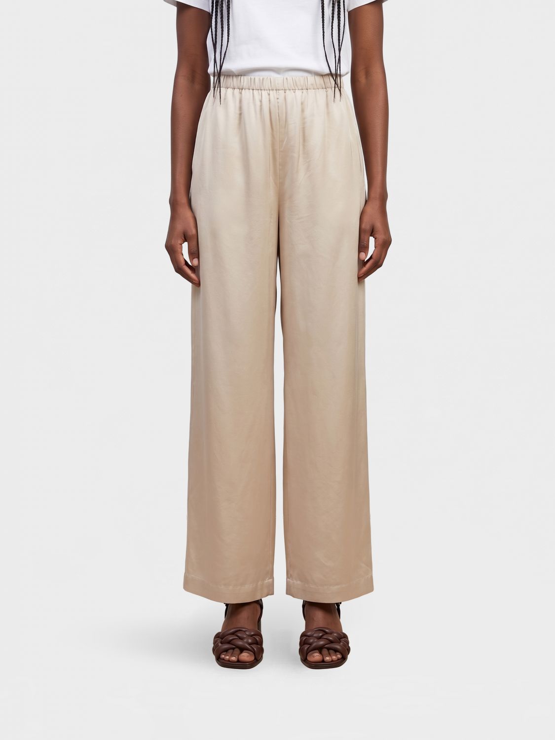Pants Woman color Beige