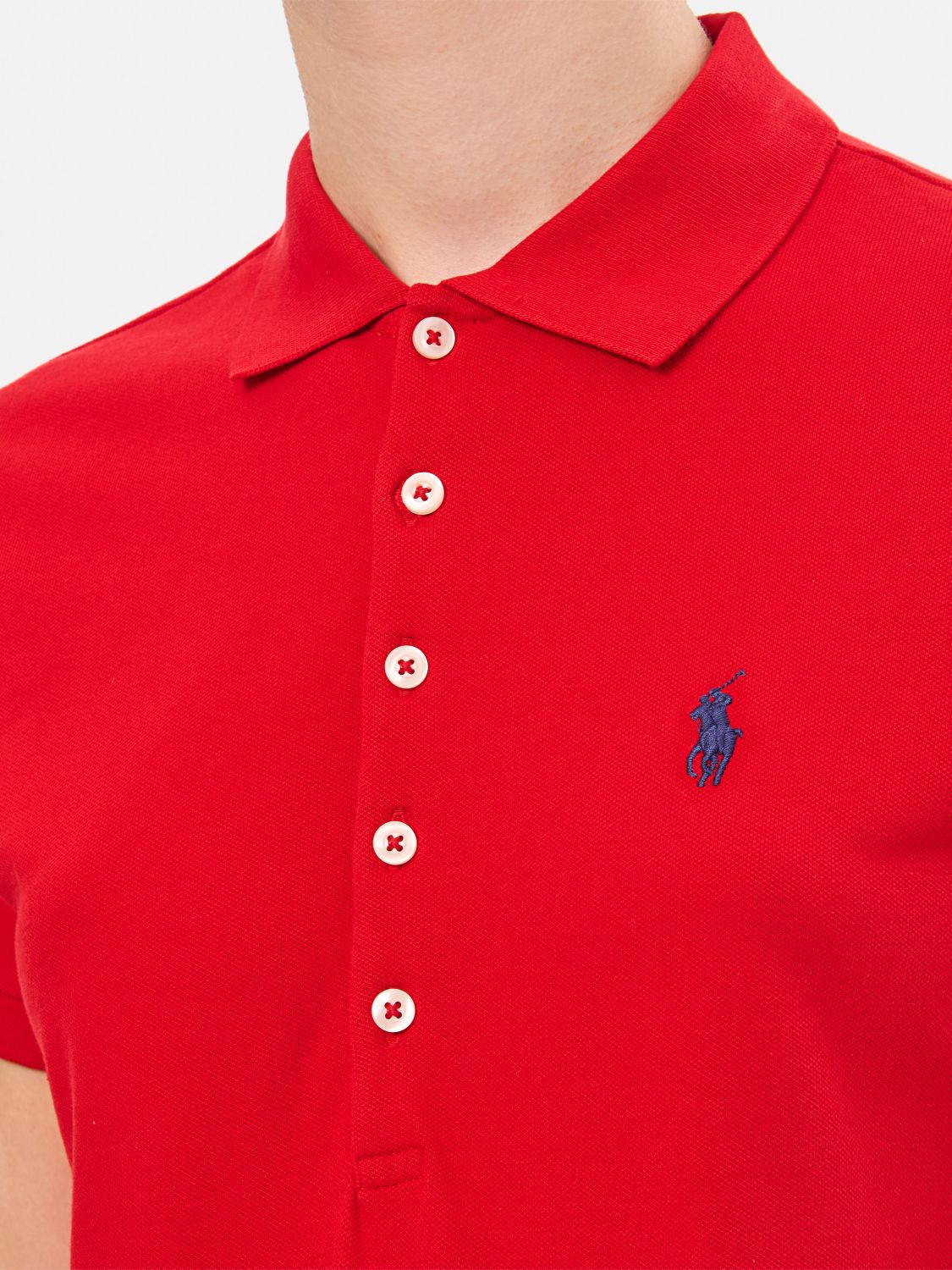 Polo Shirt Woman color Red