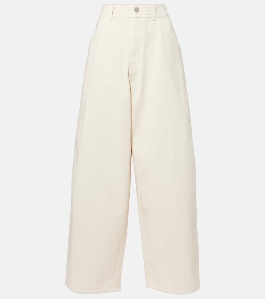 High-rise wide-leg jeans