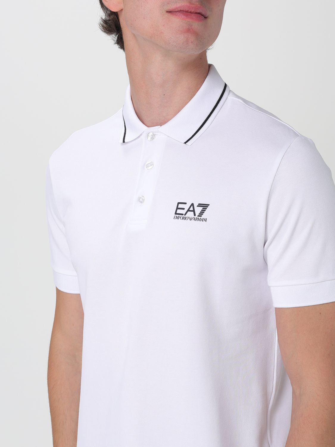 Polo Shirt Men color White