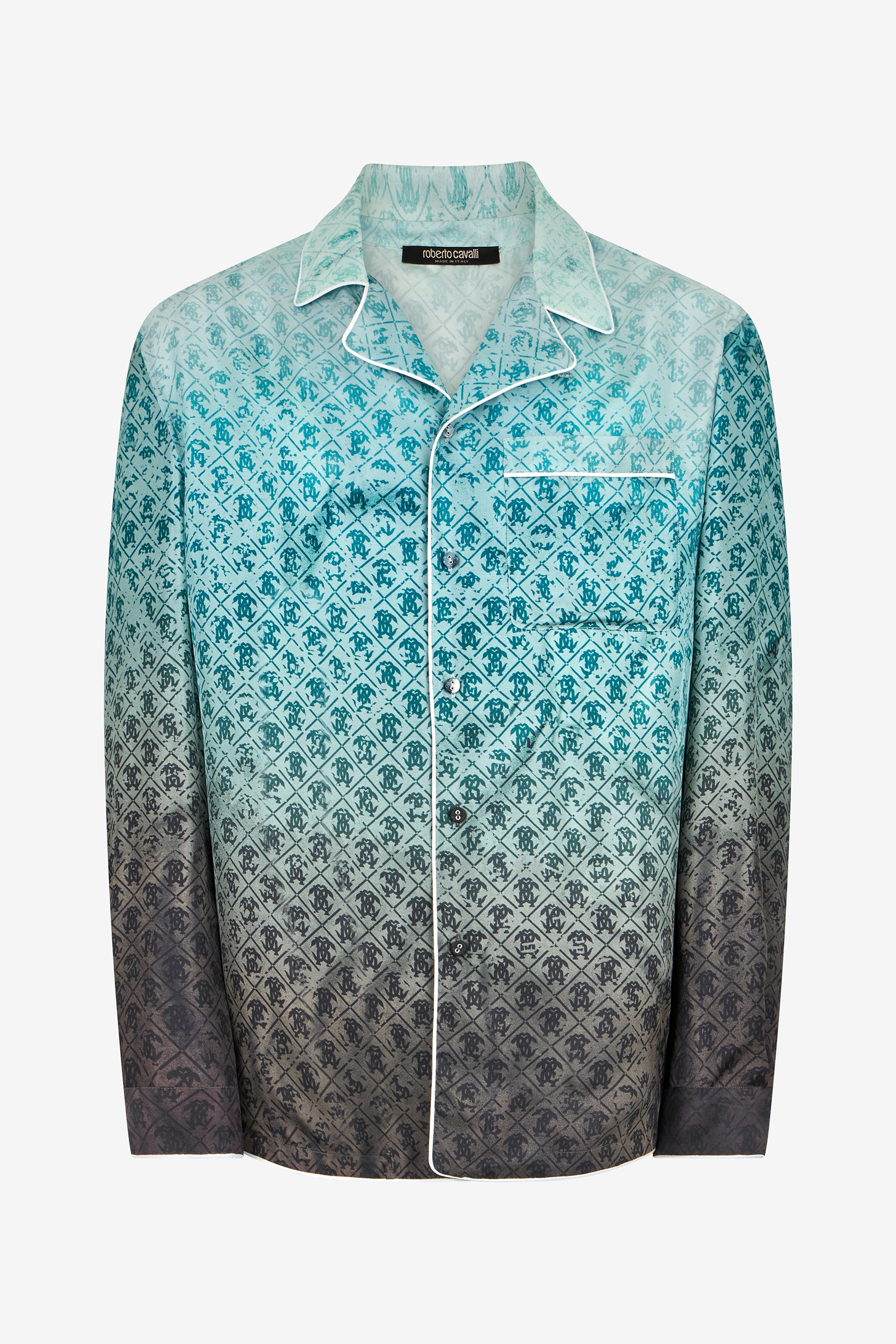 Silk Shirt With Monogram