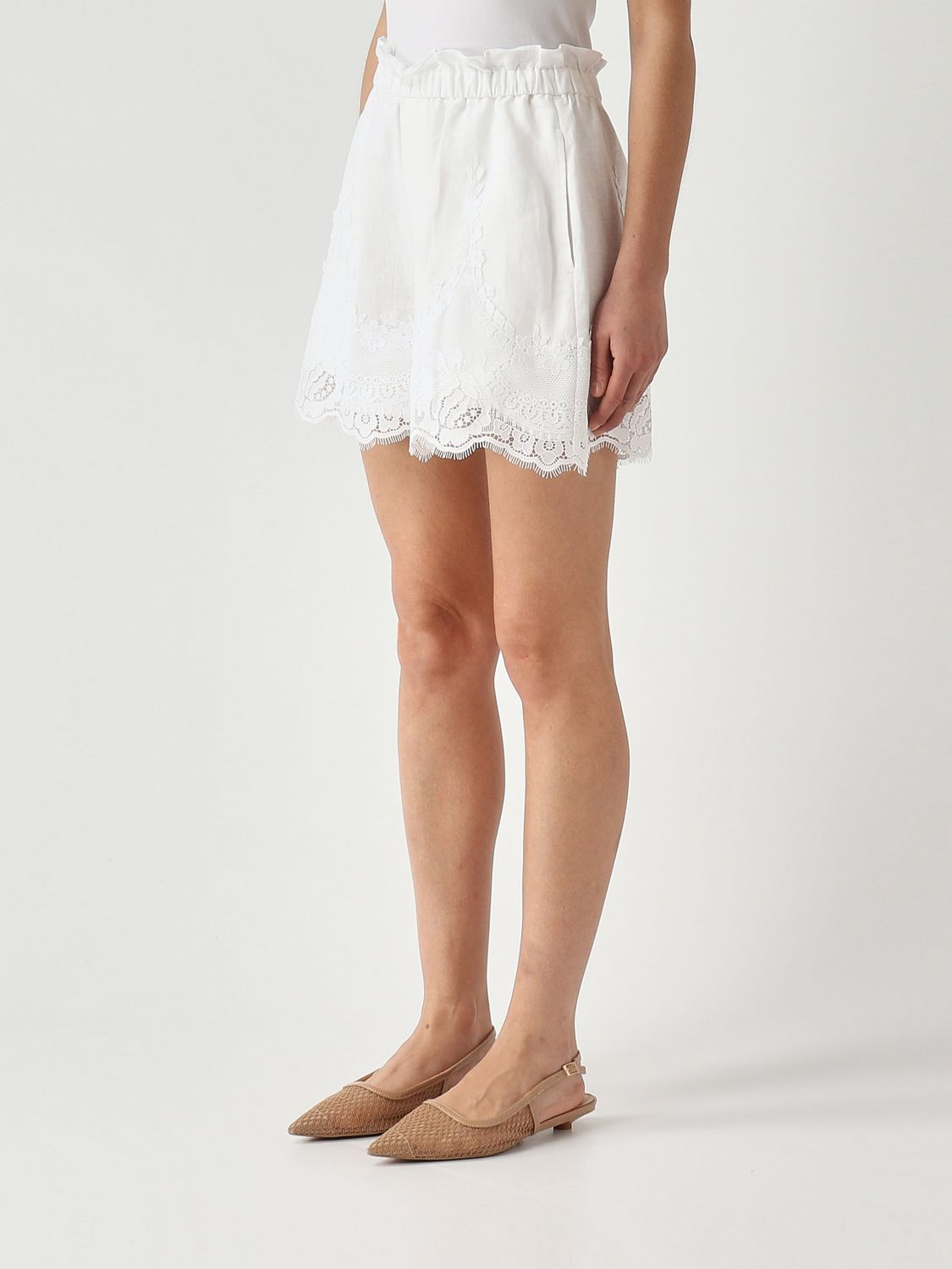 Shorts Woman color White