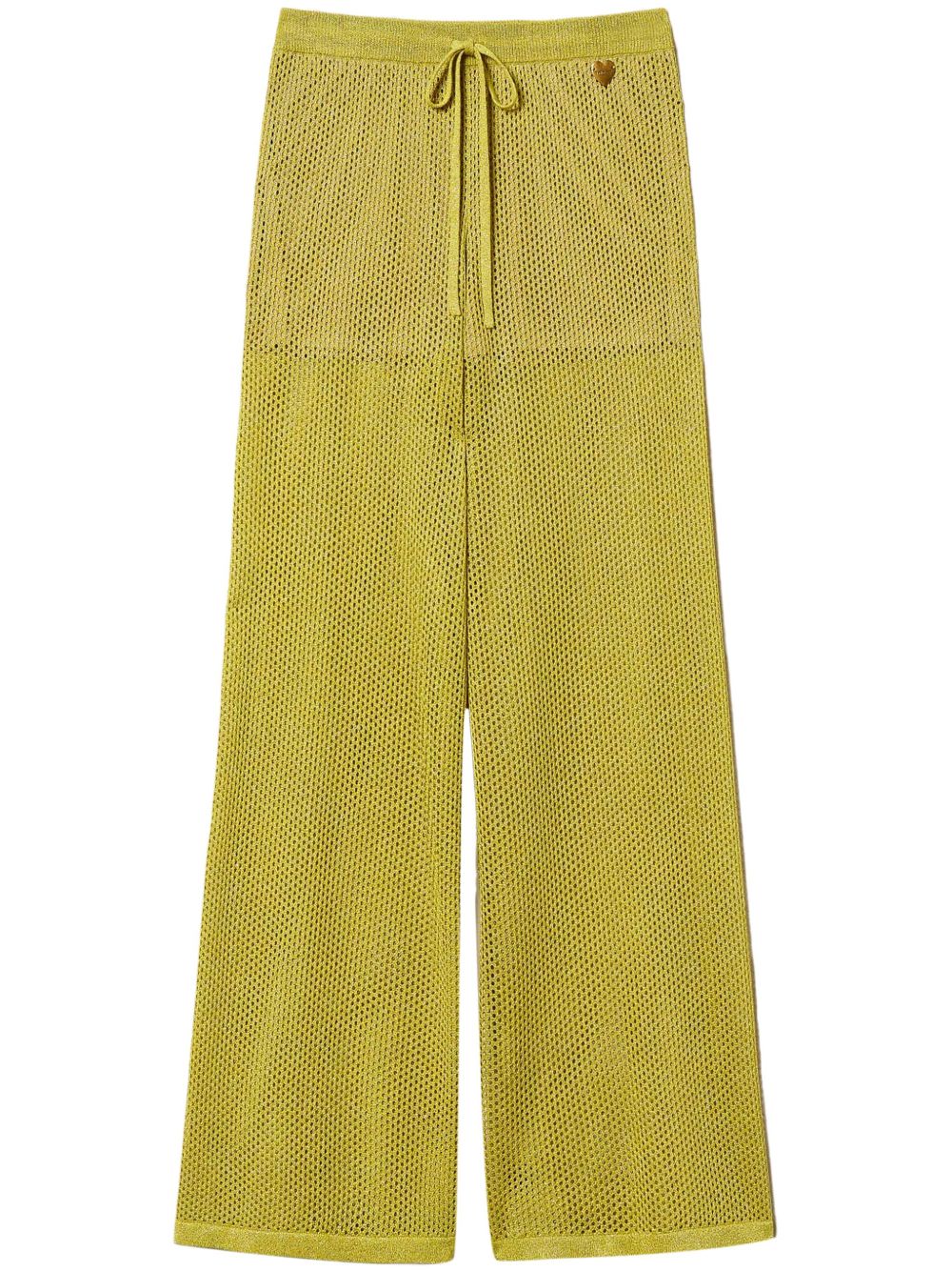 Knitted trousers - Yellow