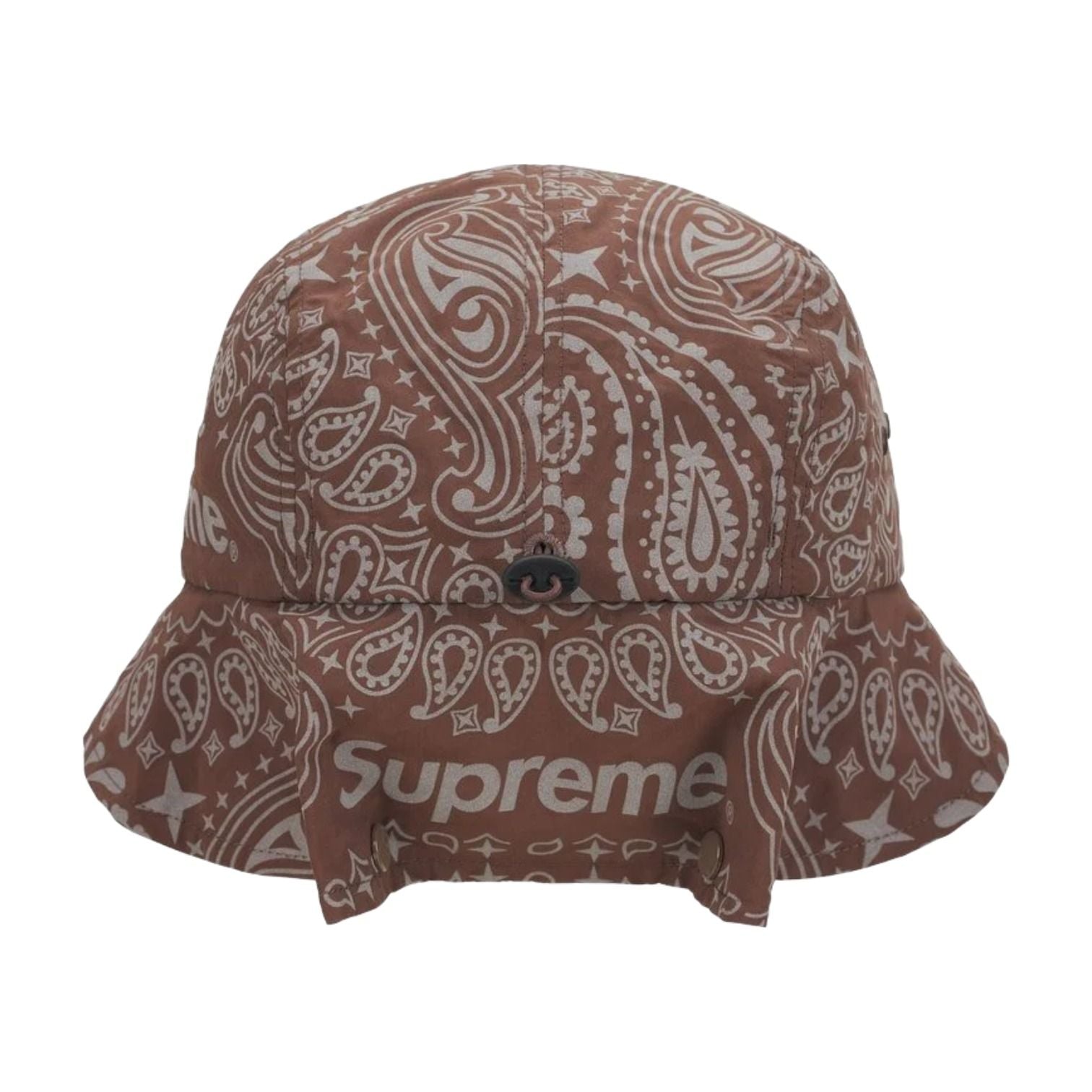 SS26 Reflective Bandana Sunshield Camp Cap 'Brown'