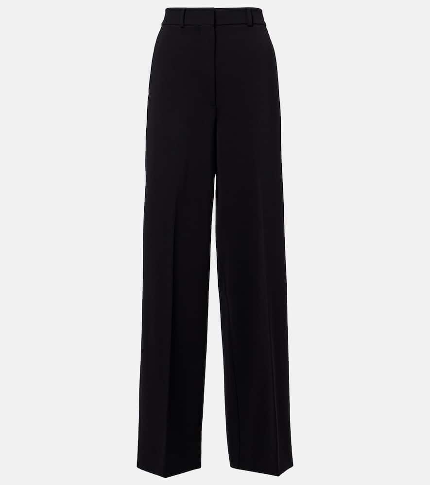 Vetusta crêpe wide-leg pants