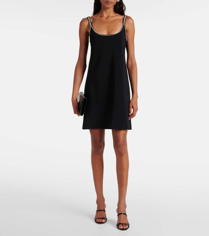 Abetone1234 embellished cady slip dress