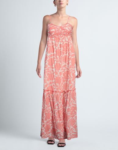 Woman Maxi dress Coral Size 4 Cotton