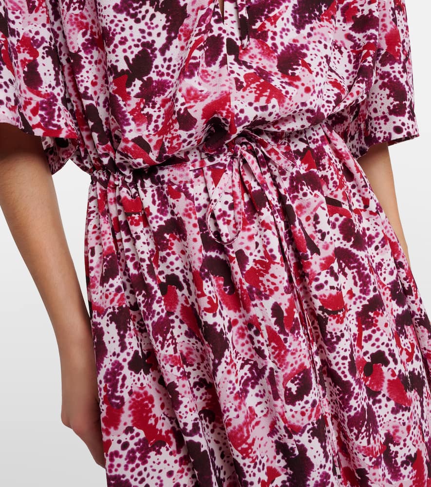 Printed midi dress