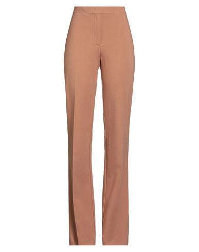 Woman Pants Camel Size 8 Viscose, Polyamide, Elastane