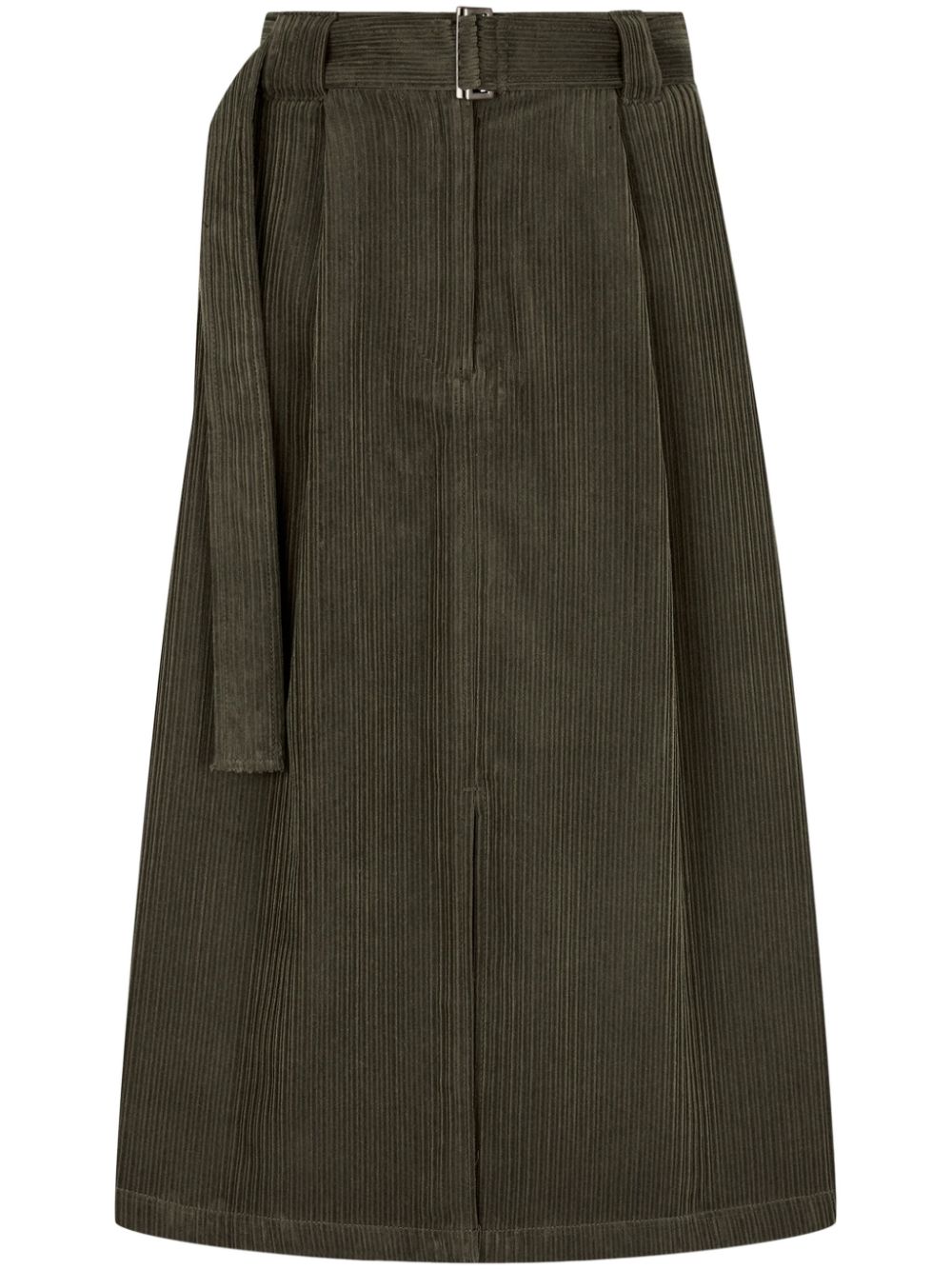 Corduroy skirt - Green