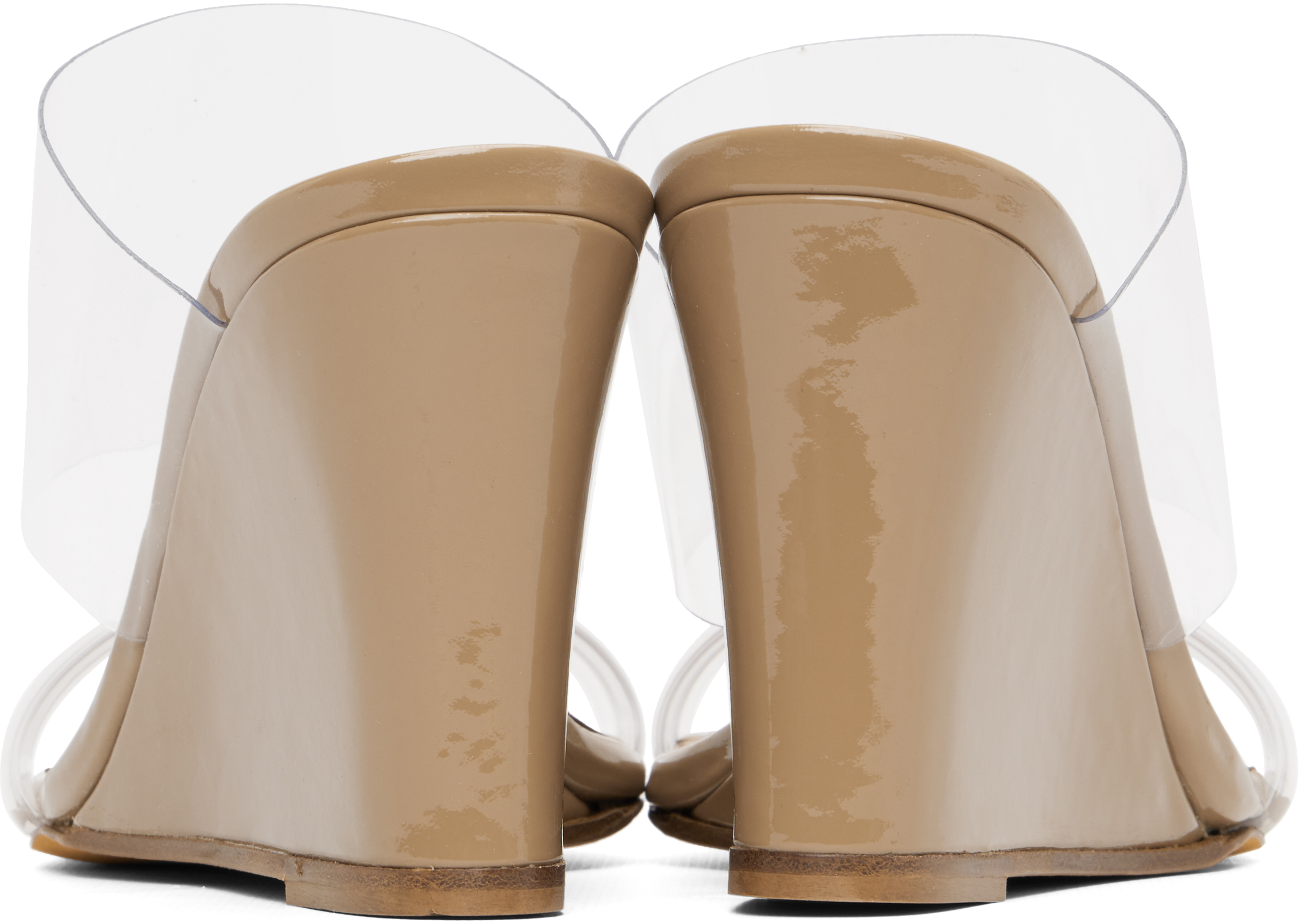 Brown Olympia Wedge Heeled Sandals
