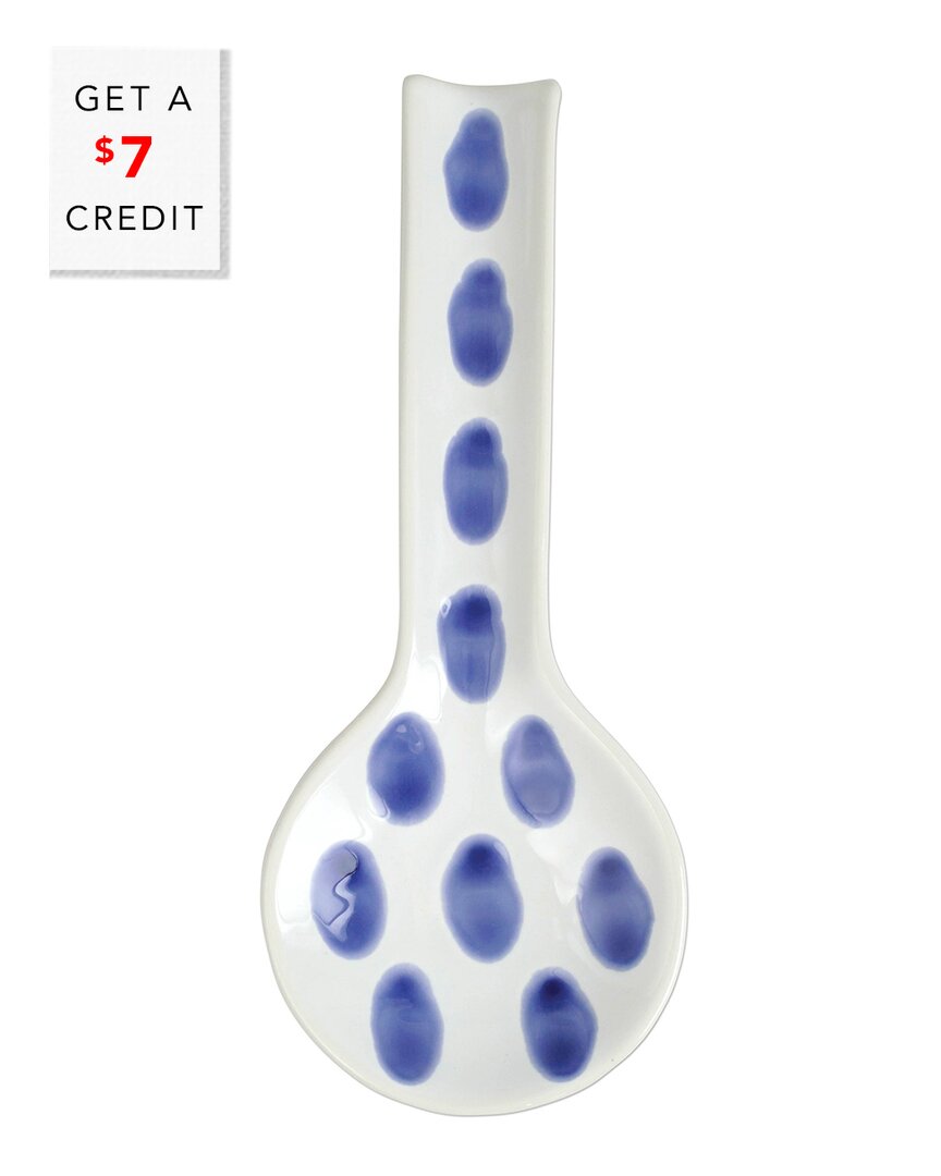 Viva By Santorini Dot Spoon Rest With $7 Credit