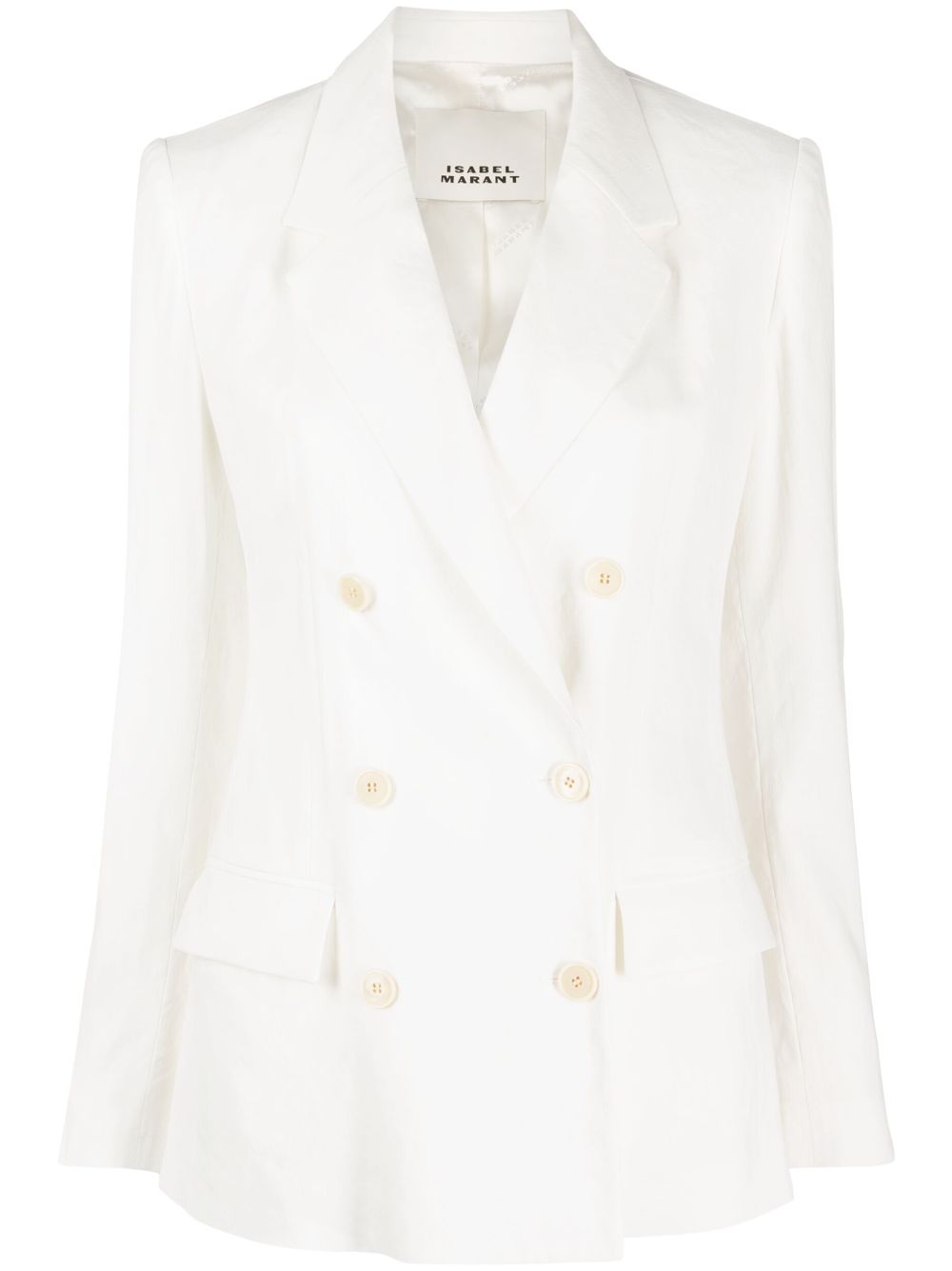 Sheril double-breasted blazer - White