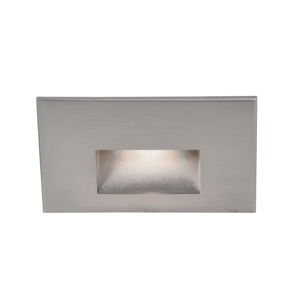 WAC Lighting 120V LEDme 1-Light Horizontal Step and Wall Light in Stainless Steel - WL-LED100-B