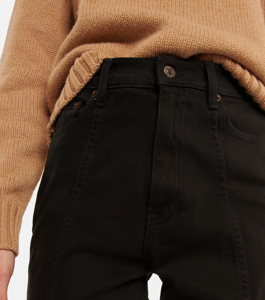 High-rise slim jeans