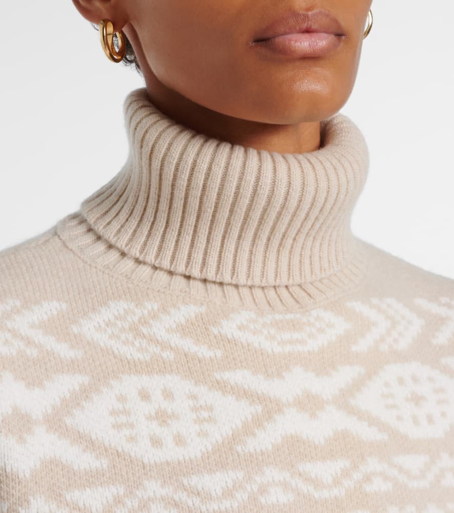 Nadin wool and cotton-blend turtleneck sweater