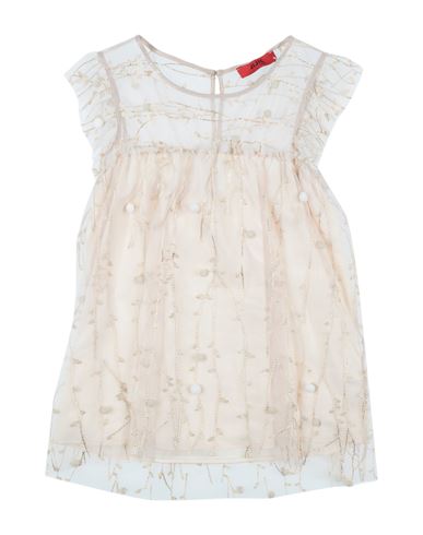 Kid Girl Top Beige Size 12 Polyester, Elastane