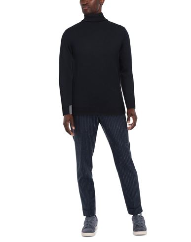 Man Turtleneck Midnight blue Size M Cotton