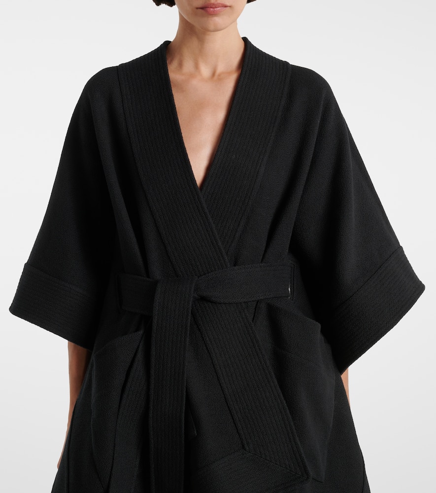 Wardrobe. NYC Belted cotton cape