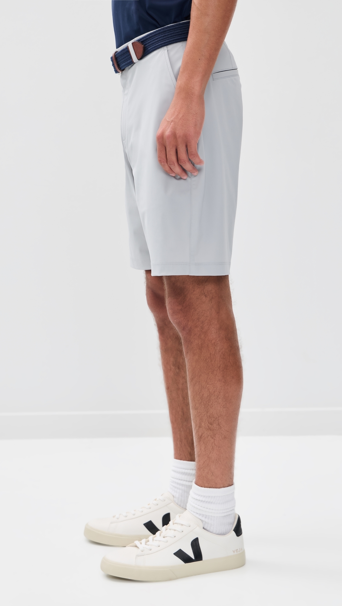 Hanover Pull On Shorts 9 Glacier Grey