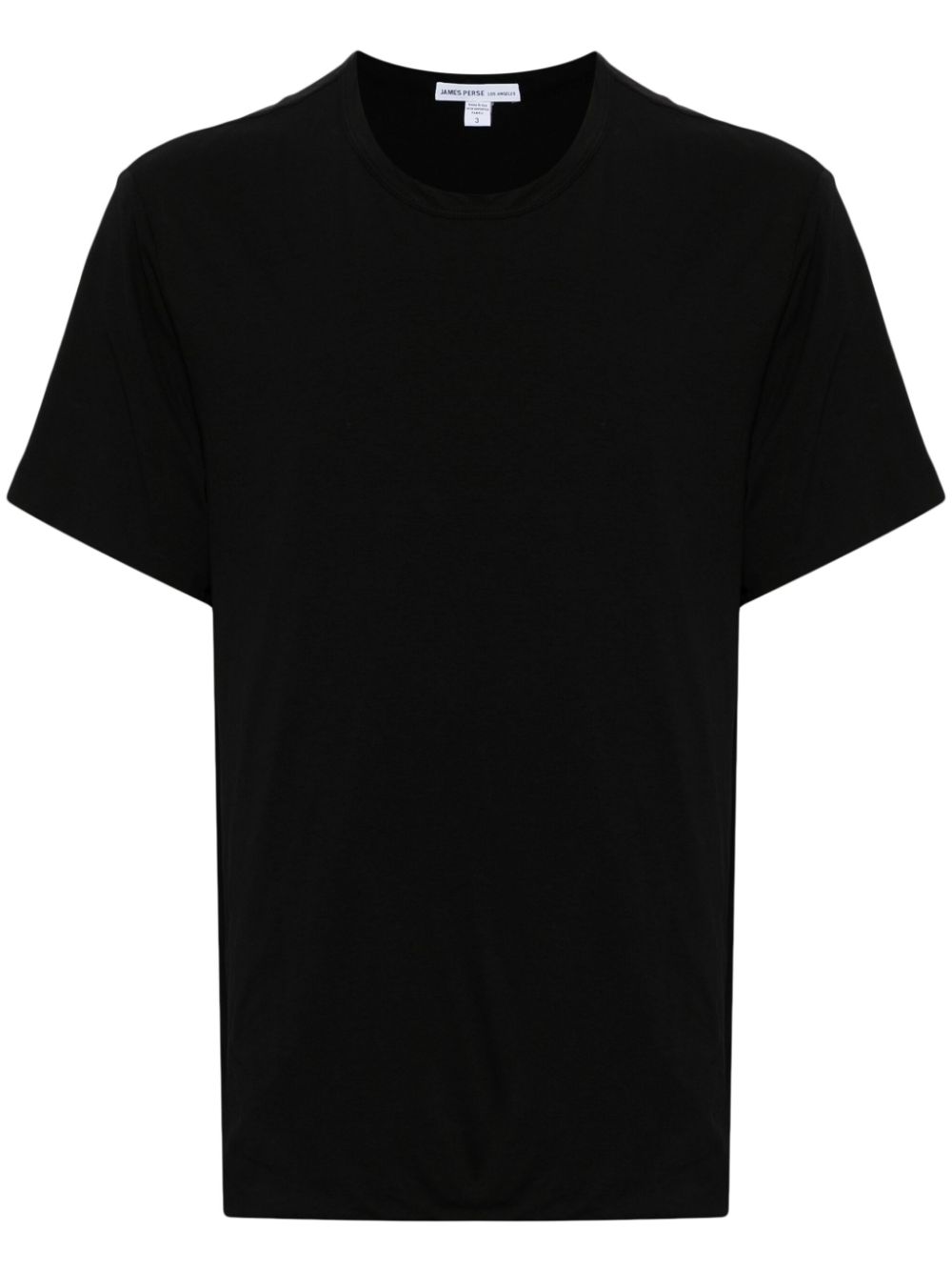 Crew neck cotton T-shirt - Black