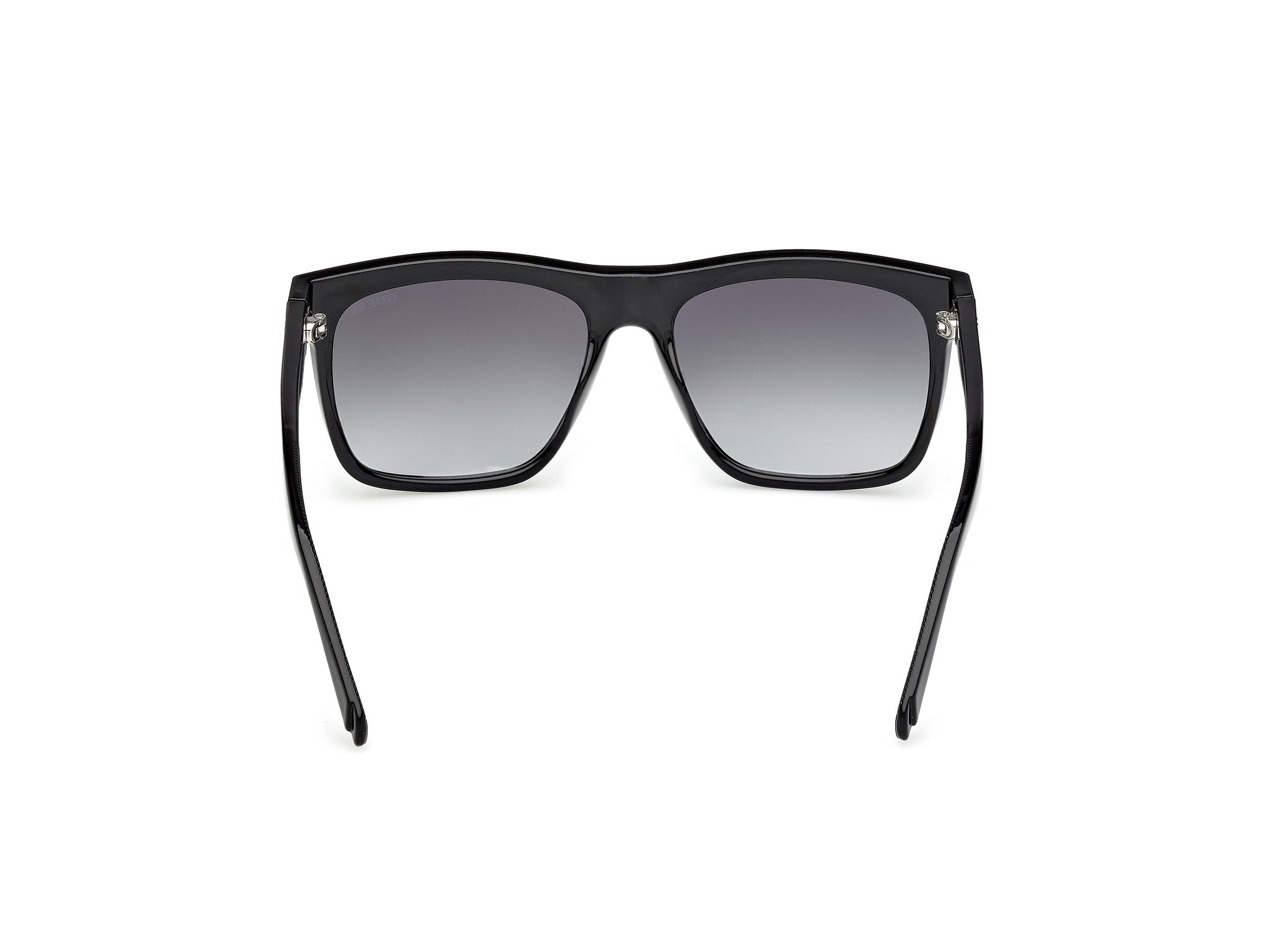Guess Hombre Guess GU00222 01B Gafas de sol Inyectado Negro Fumar Cuadrada Norma