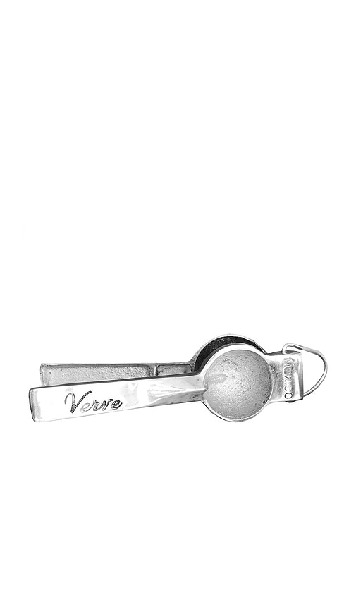 Verve Culture Hand Juicer in Metallic Silver