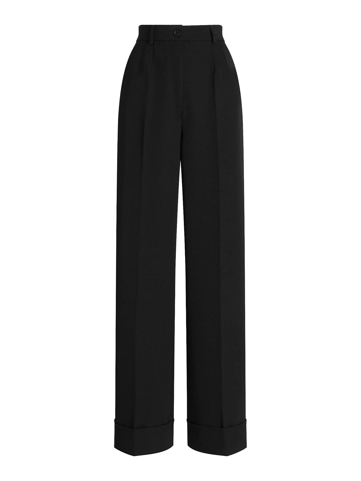Dolce&Gabbana - high waist trousers wide leg belt loop