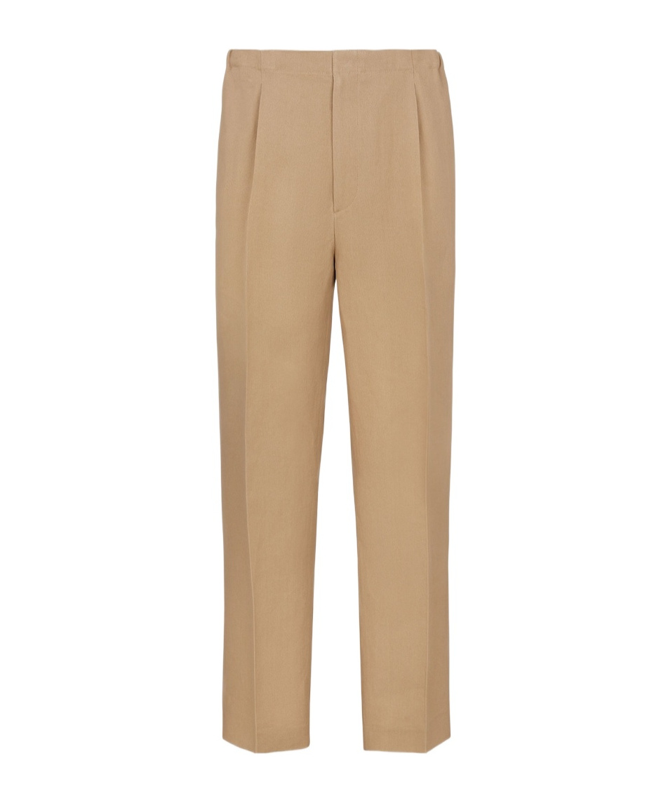 Beige canvas trousers