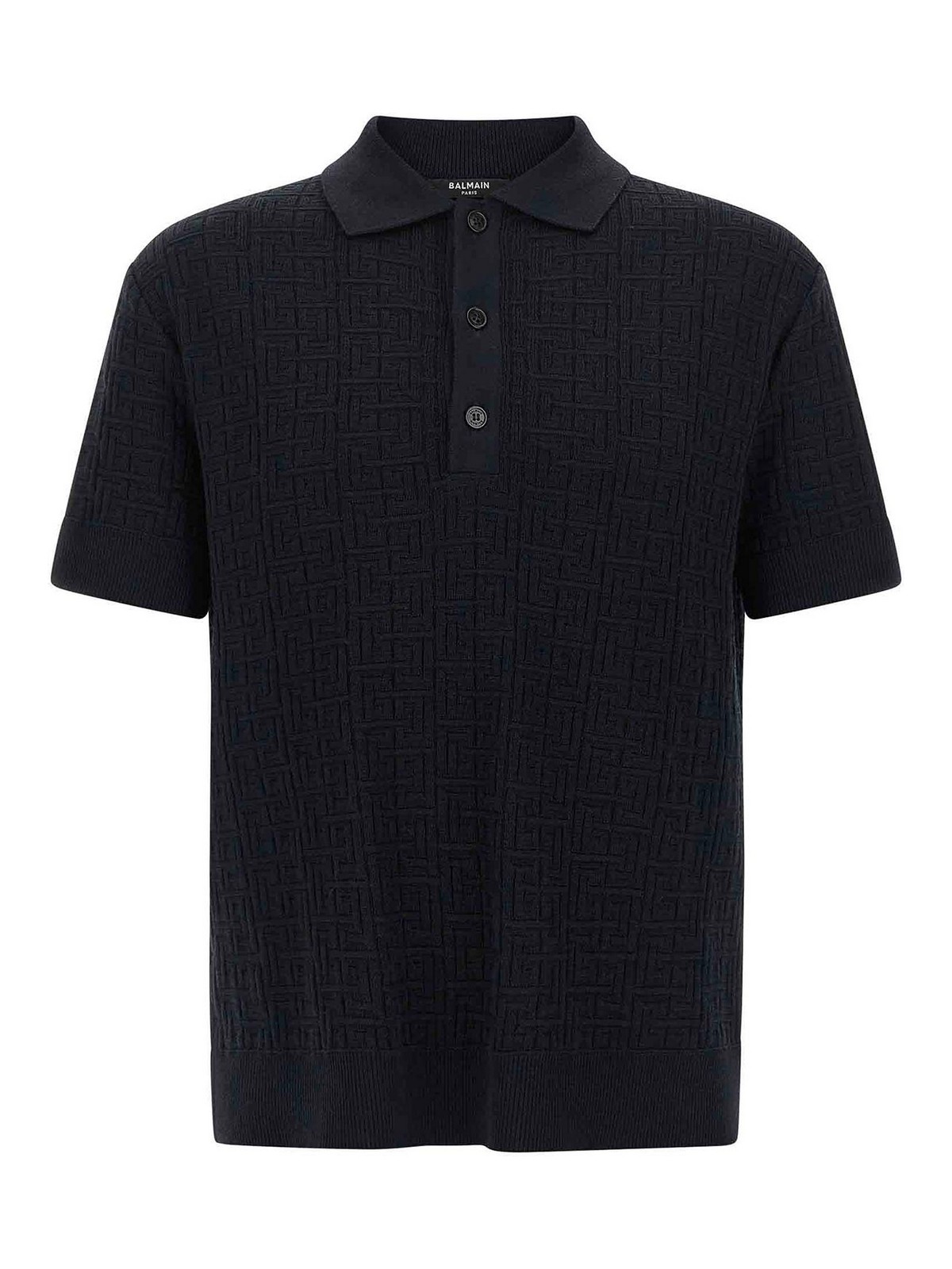 Monogram Knit Polo Shirt