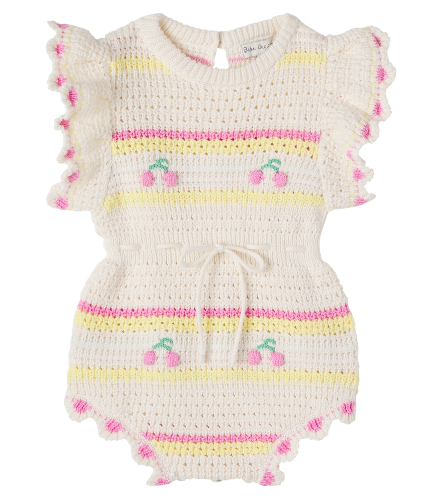Baby Paloma crochet cotton onesie