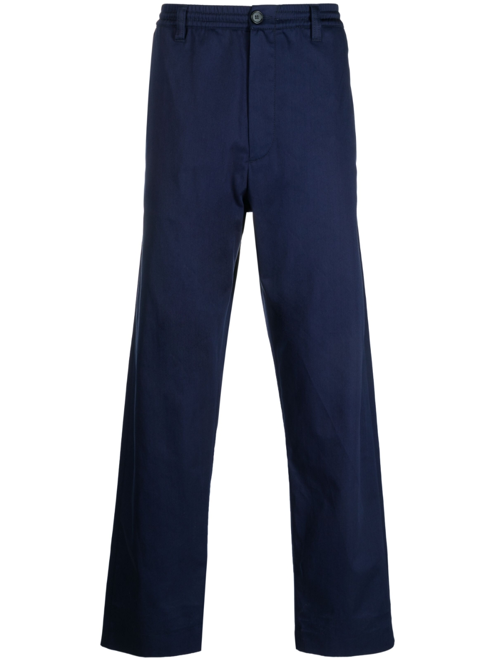 Pleated wide-leg trousers - Blue