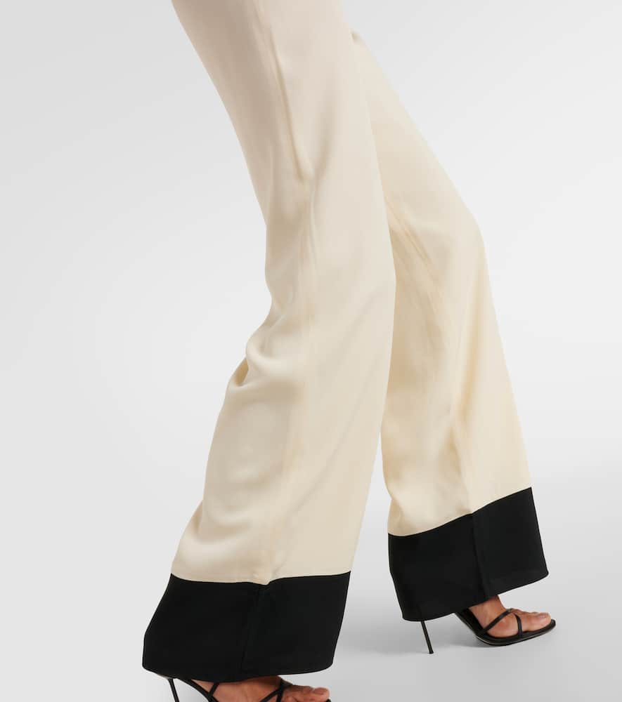 Marlene Corniche high-rise palazzo pants