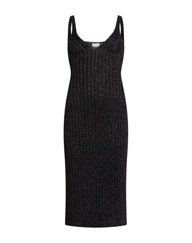 Le Volière Woman Midi dress Black Size S Viscose, Polyester