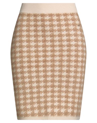 Woman Mini skirt Beige Size XS Viscose, Polyester, Nylon