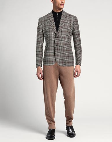 Man Blazer Chocolate brown Size 38 Cashmere