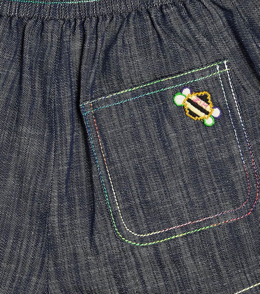 Zimmermann Kids Alight denim shorts