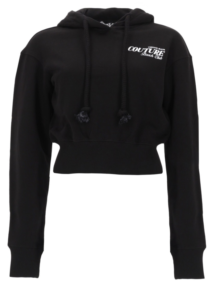 Felpa Crop Con Logo