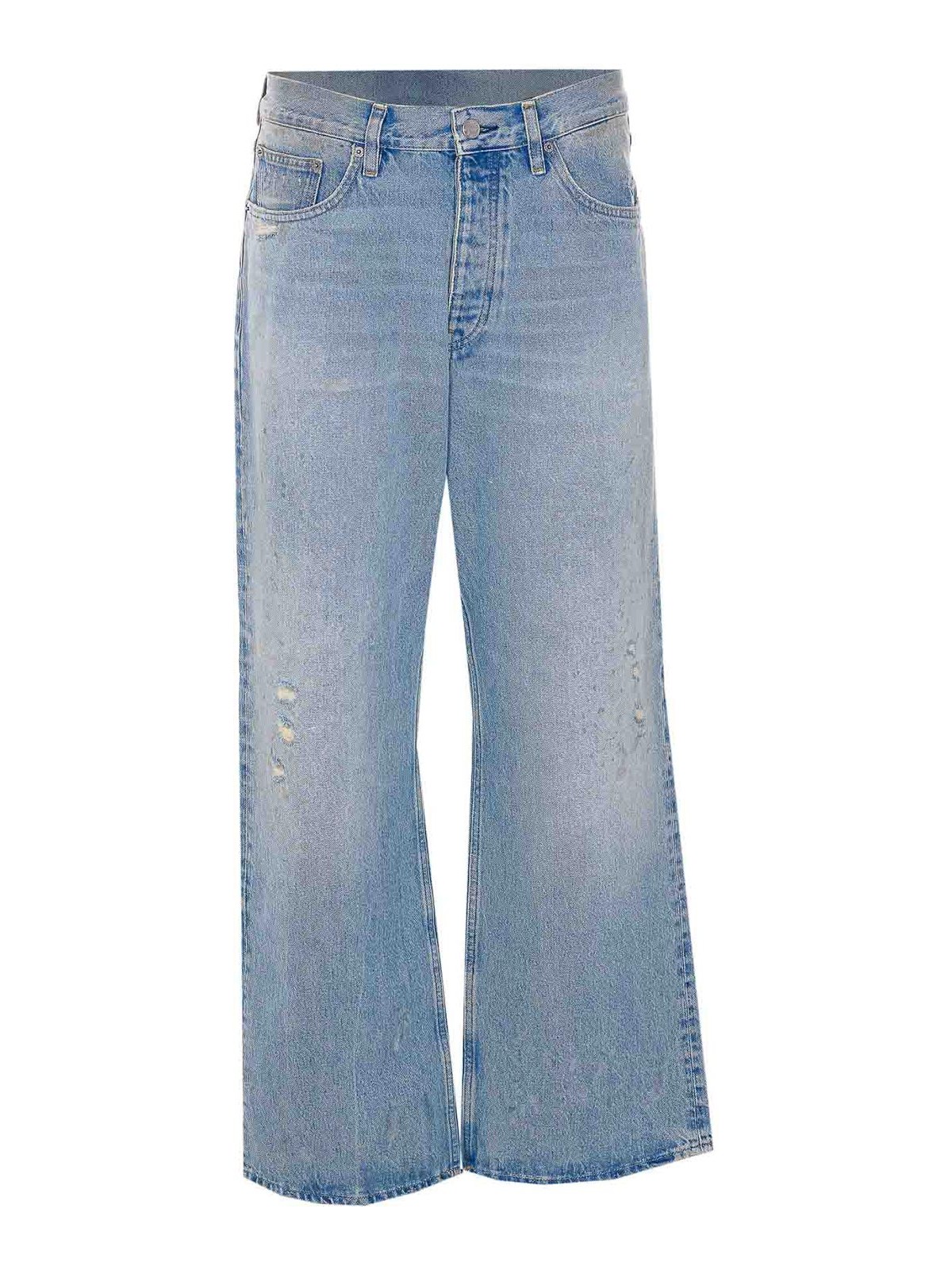 Relaxed Boot Paint Worn Jeans
