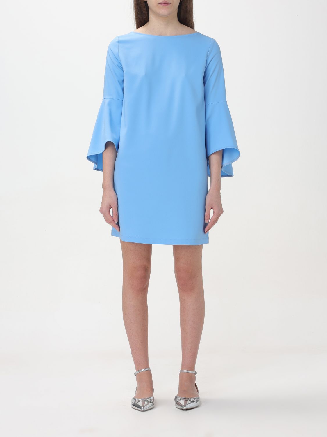 Dress Woman color Gnawed Blue